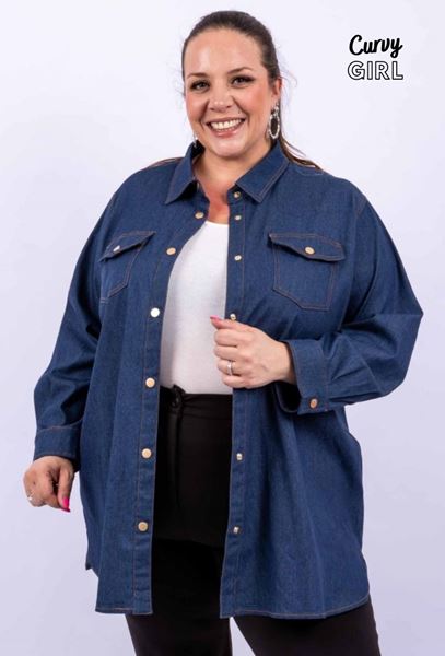 Immagine di PLUS SIZE DENIM SHIRT